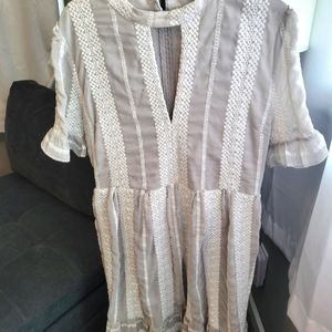 Gianni Bini gray/white Large